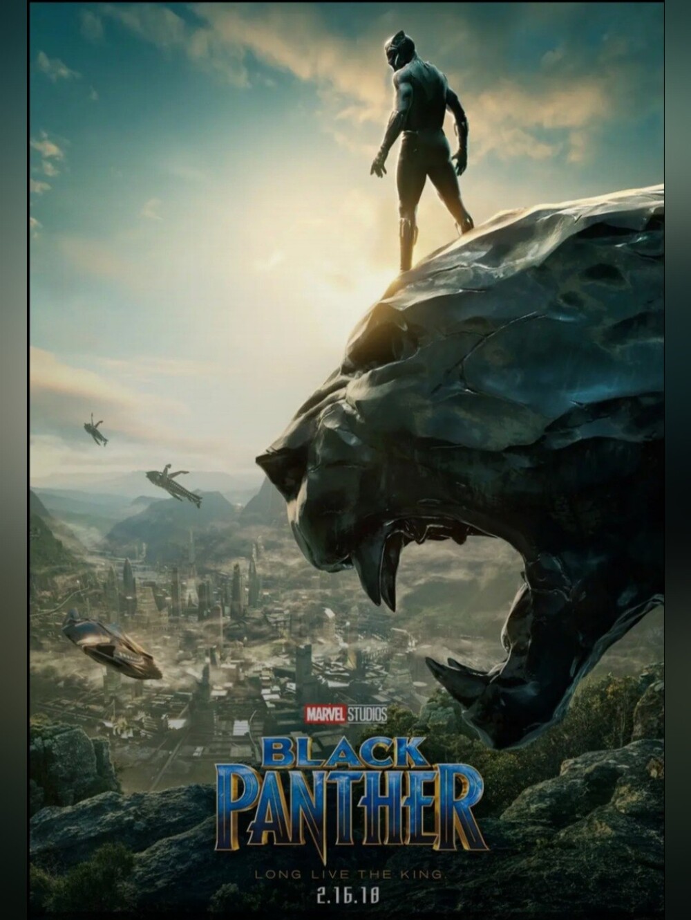 2017 Comic Con Black Panther Promo Poster